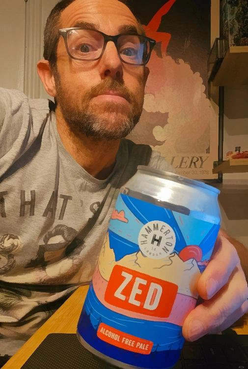 drinking alcohol free Zed beer