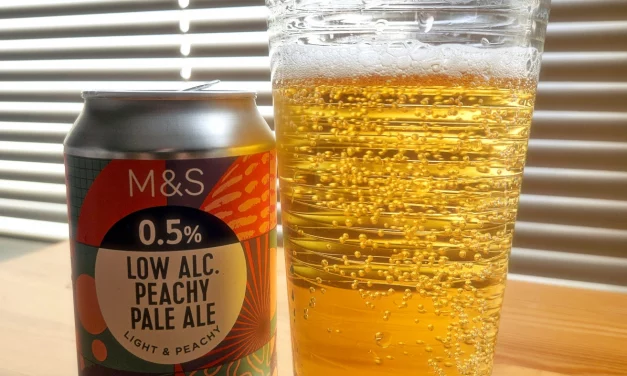 Non-alcoholic M&S Peachy Pale Ale
